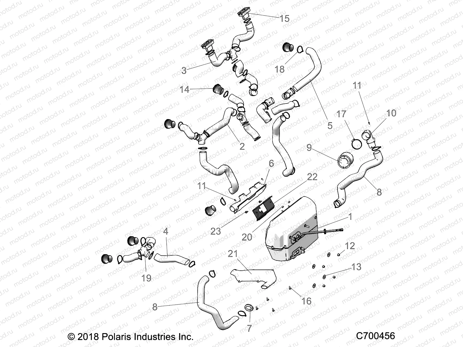 BODY | BODY, HVAC DUCTING - R19RSW99AS/A9/AD/BS/B9/BD (C700456)