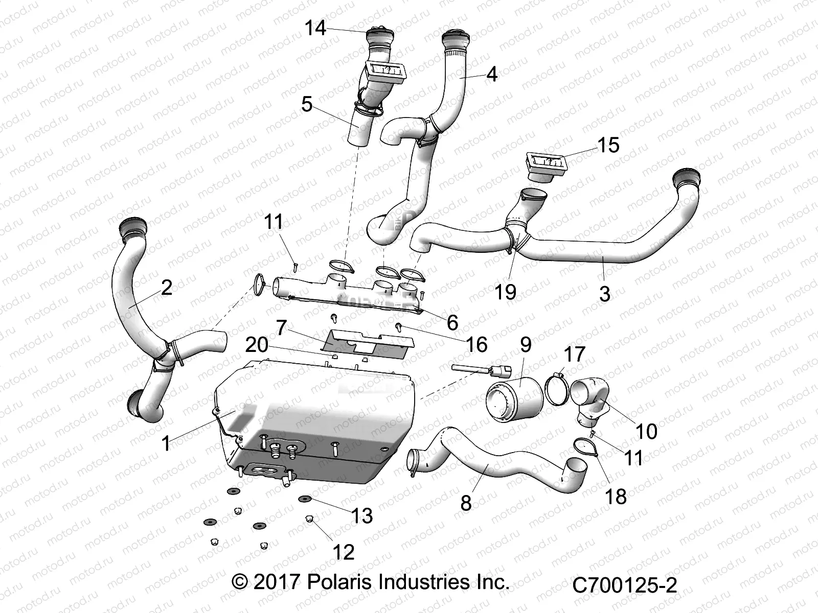 BODY | BODY, HVAC DUCTING - R21RRU99A9/AC/AP/AW/B9/BC/BP/BW (C700125-2)