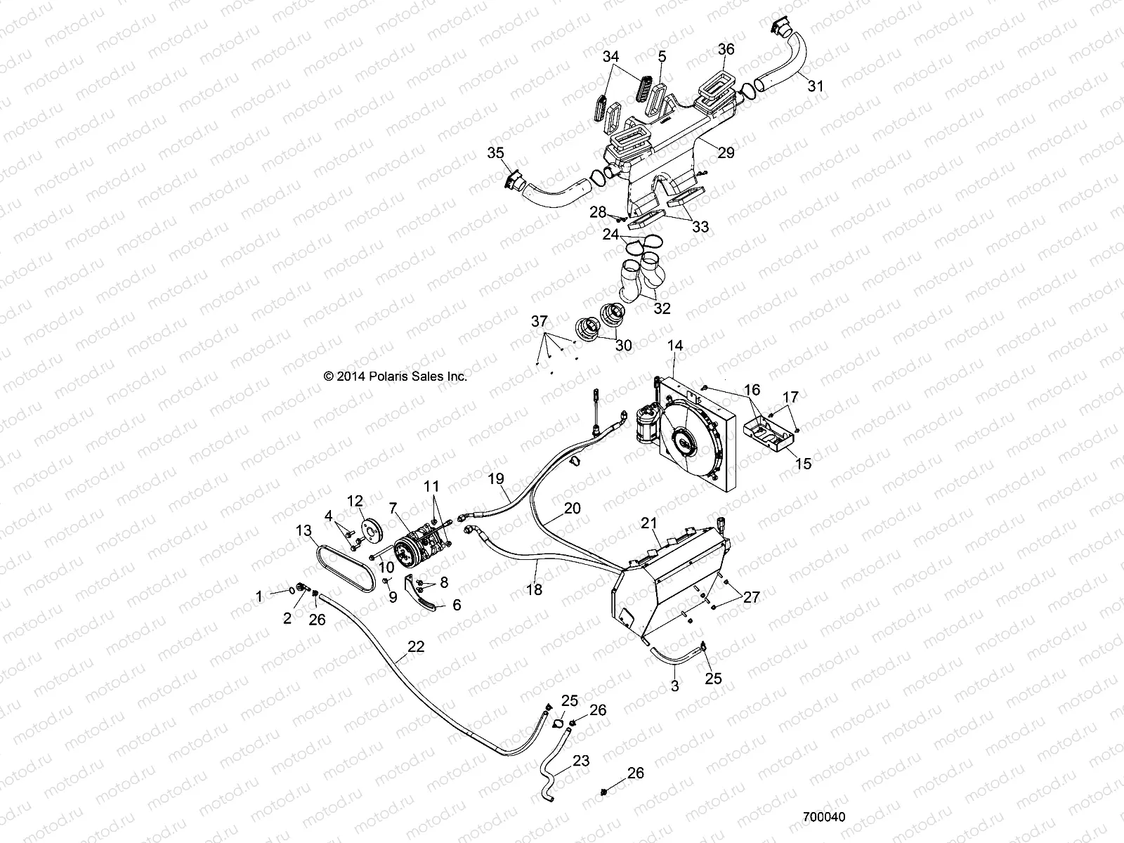 BODY | BODY, HVAC - R16B2PD1AA (700040)