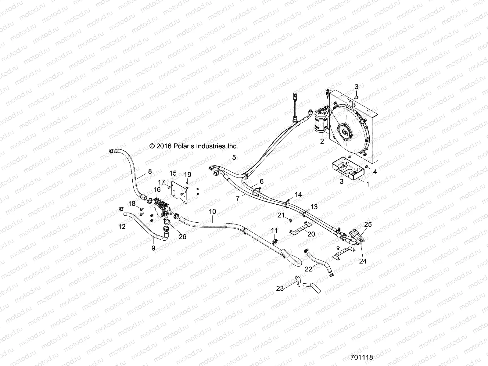 BODY | BODY, HVAC ROUTINGS - R17RVU99AV/BV (701118)