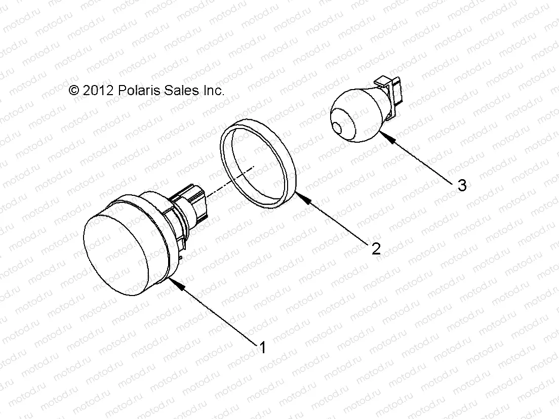BODY | BODY, LAMP, TURN, DUAL BEAM - L12G2A/L12G4A/L12G6A/L12G2S/L12G4S/L12G2L/L12G2D (49GEMBODY11LAMP)