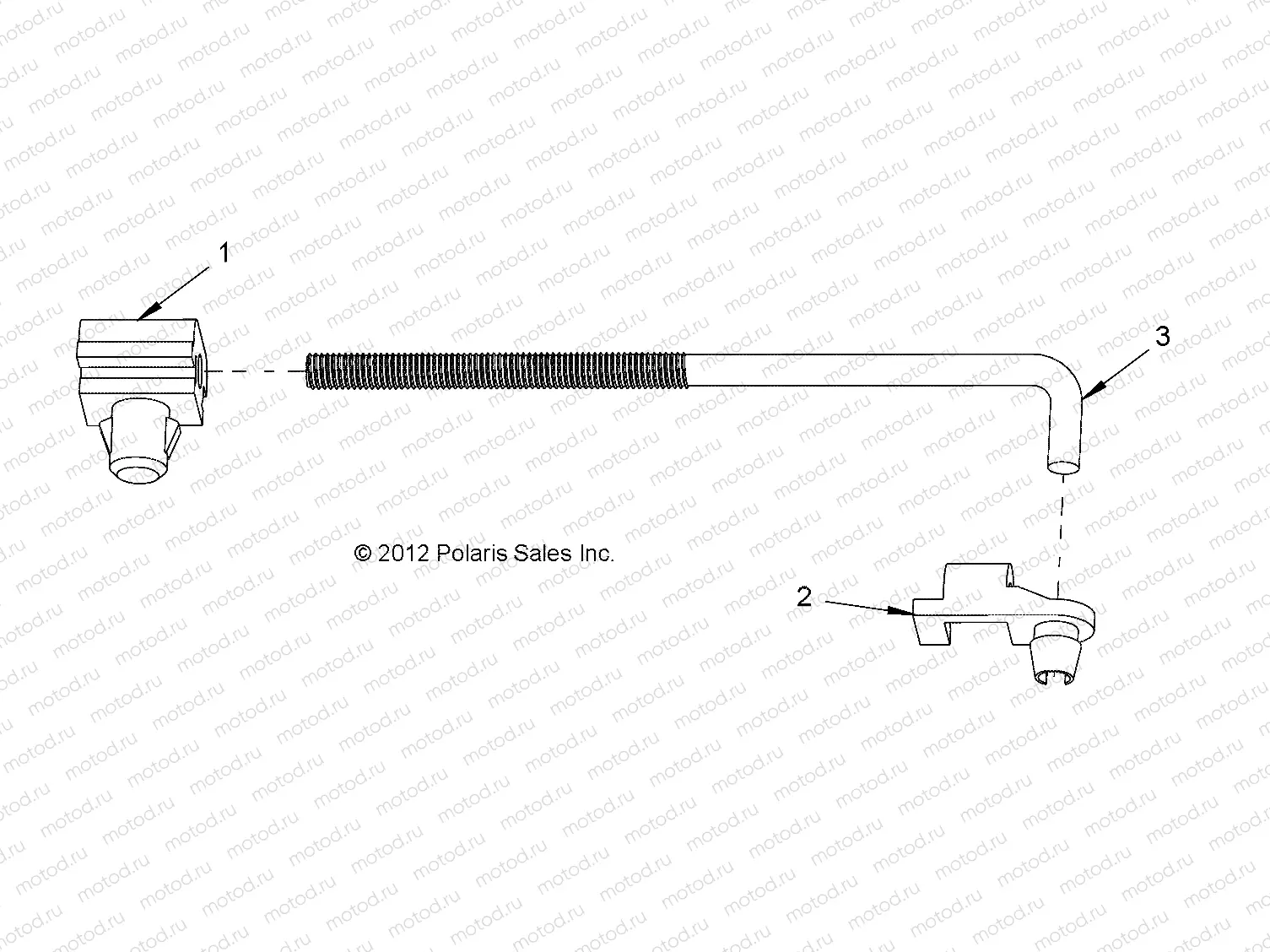 BODY | BODY, LINKAGE ROD, PACK LATCH - e2/e4/e6 (49GEMBODY11LINKAGE)