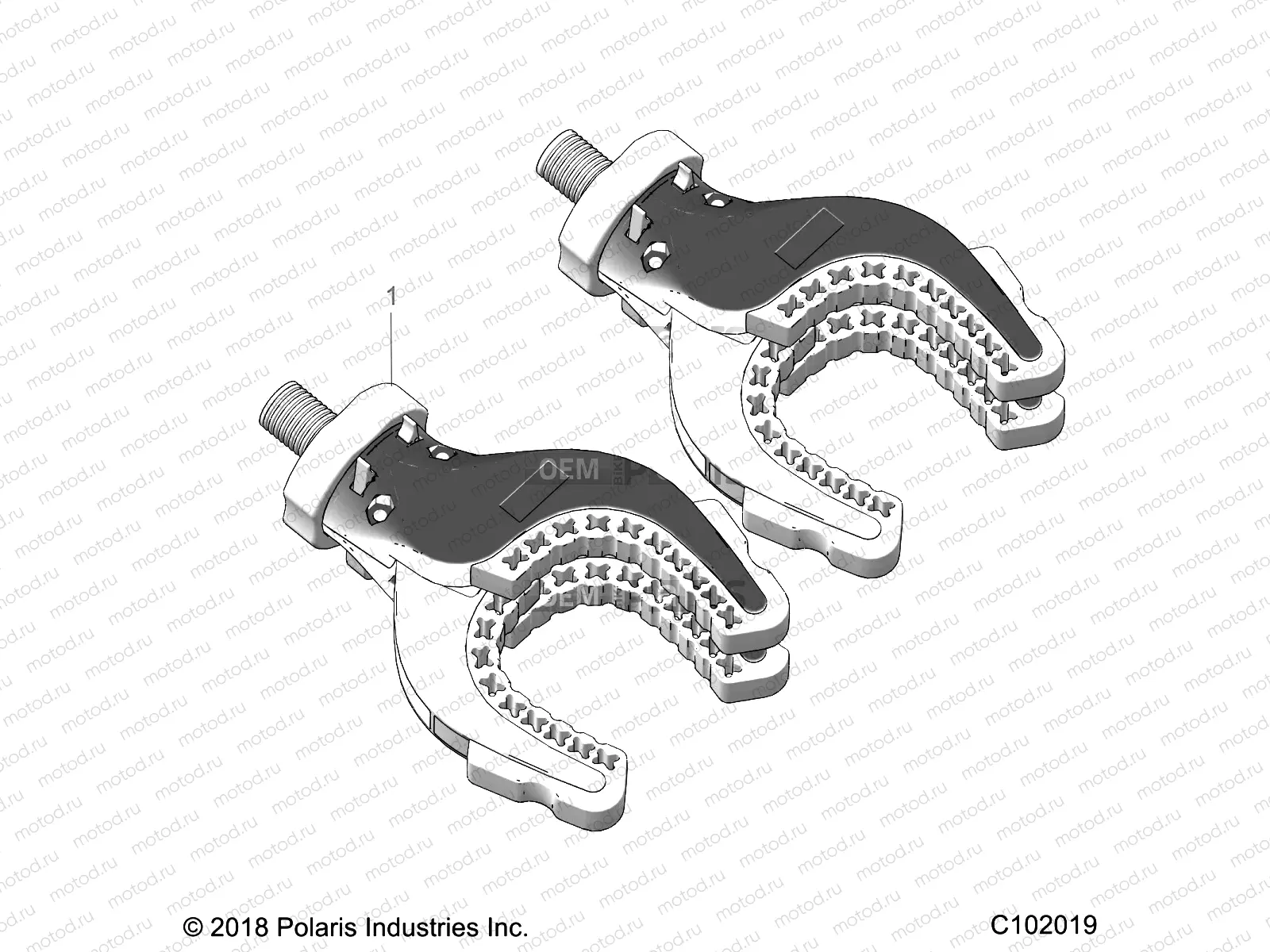BODY | BODY, LOCK AND RIDE RATCHET GRIP - A21SXD95A9/CA9 (C102019)