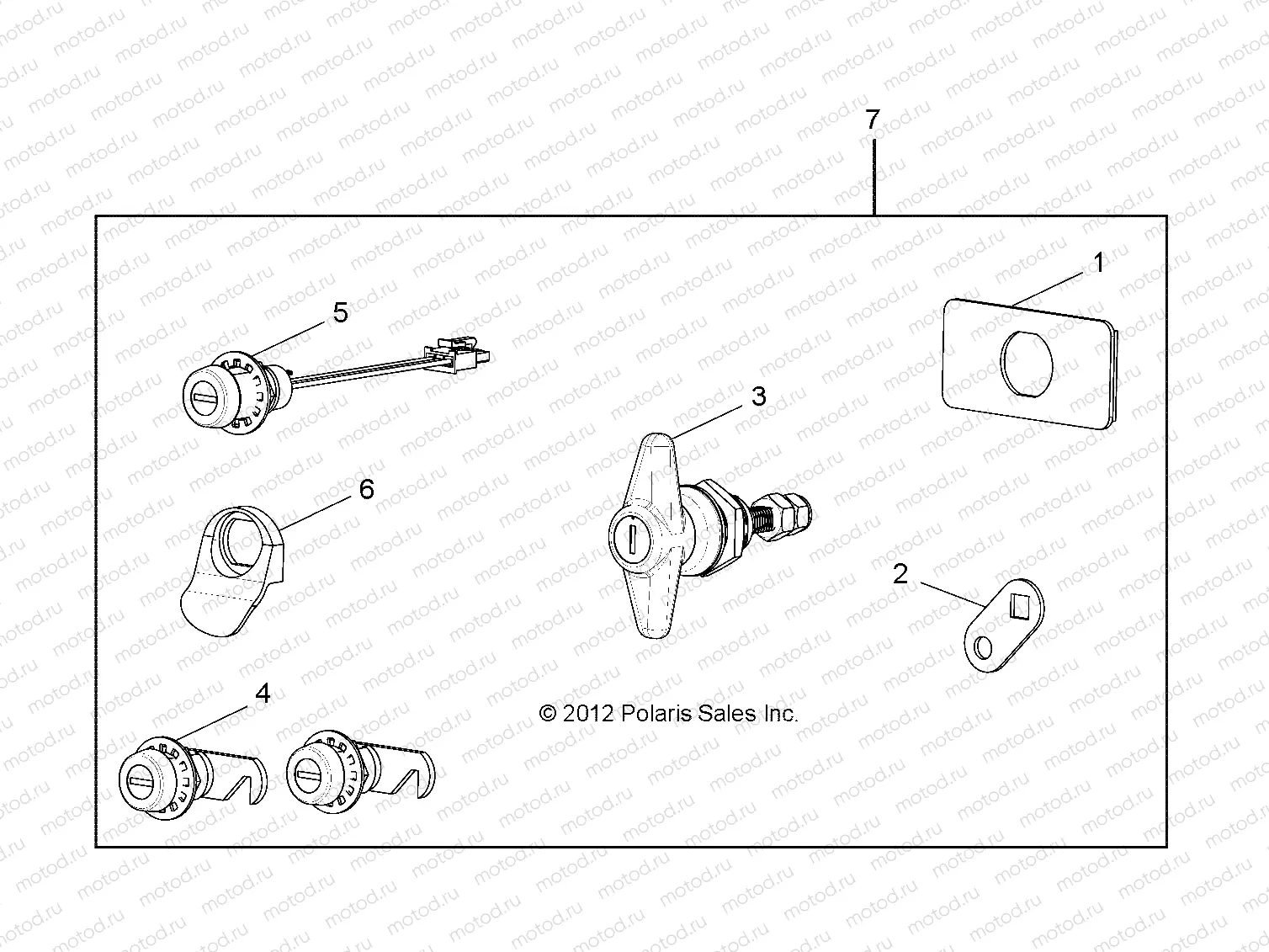 BODY | BODY, LOCK SET, MATCHED - L14G2/4/6 ALL OPTIONS (49GEMBODY11LOCK)