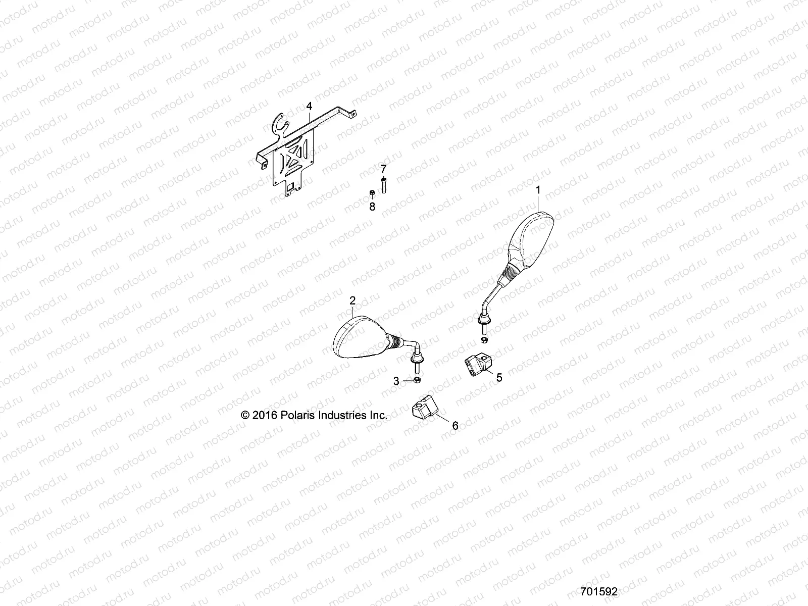 BODY | BODY, MIRROR, HITCH, LICENSE PLATE - Z17VBE87F2 (701592)