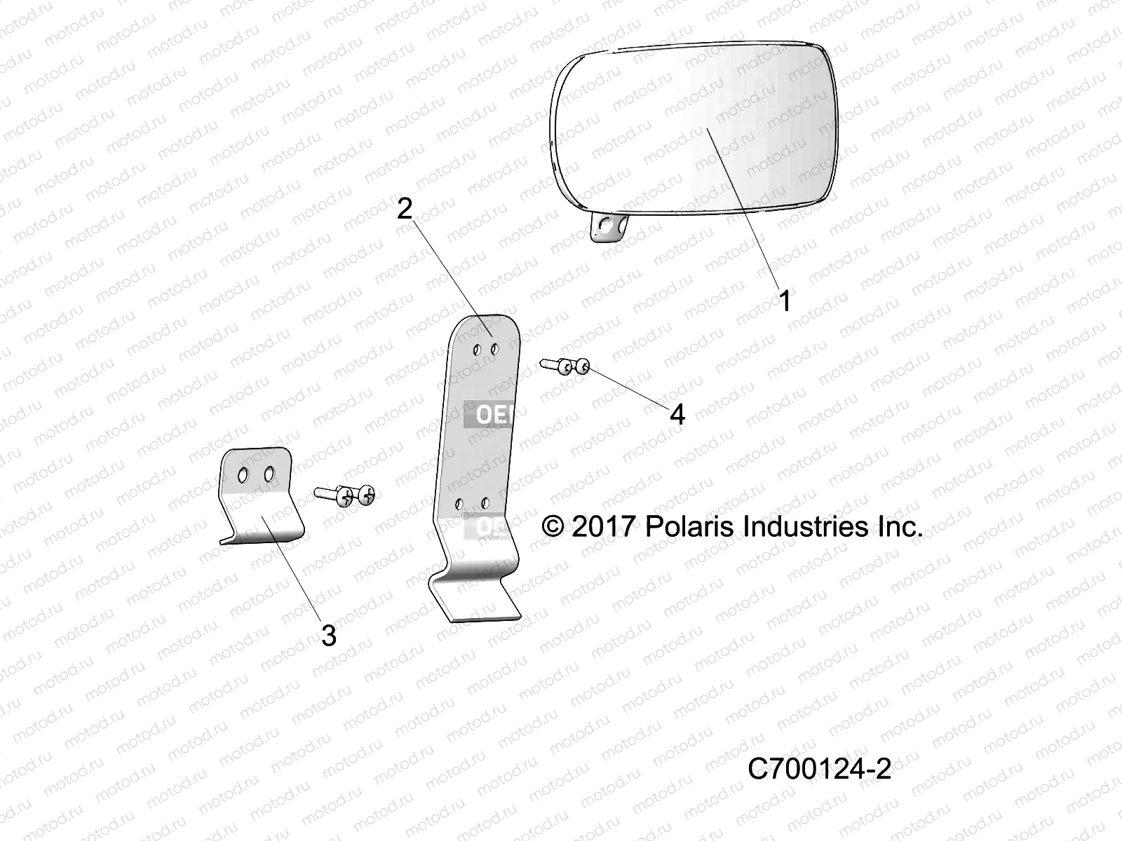 BODY | BODY, MIRROR - R19RSW99AS/A9/AD/BS/B9/BD (C700124-2)