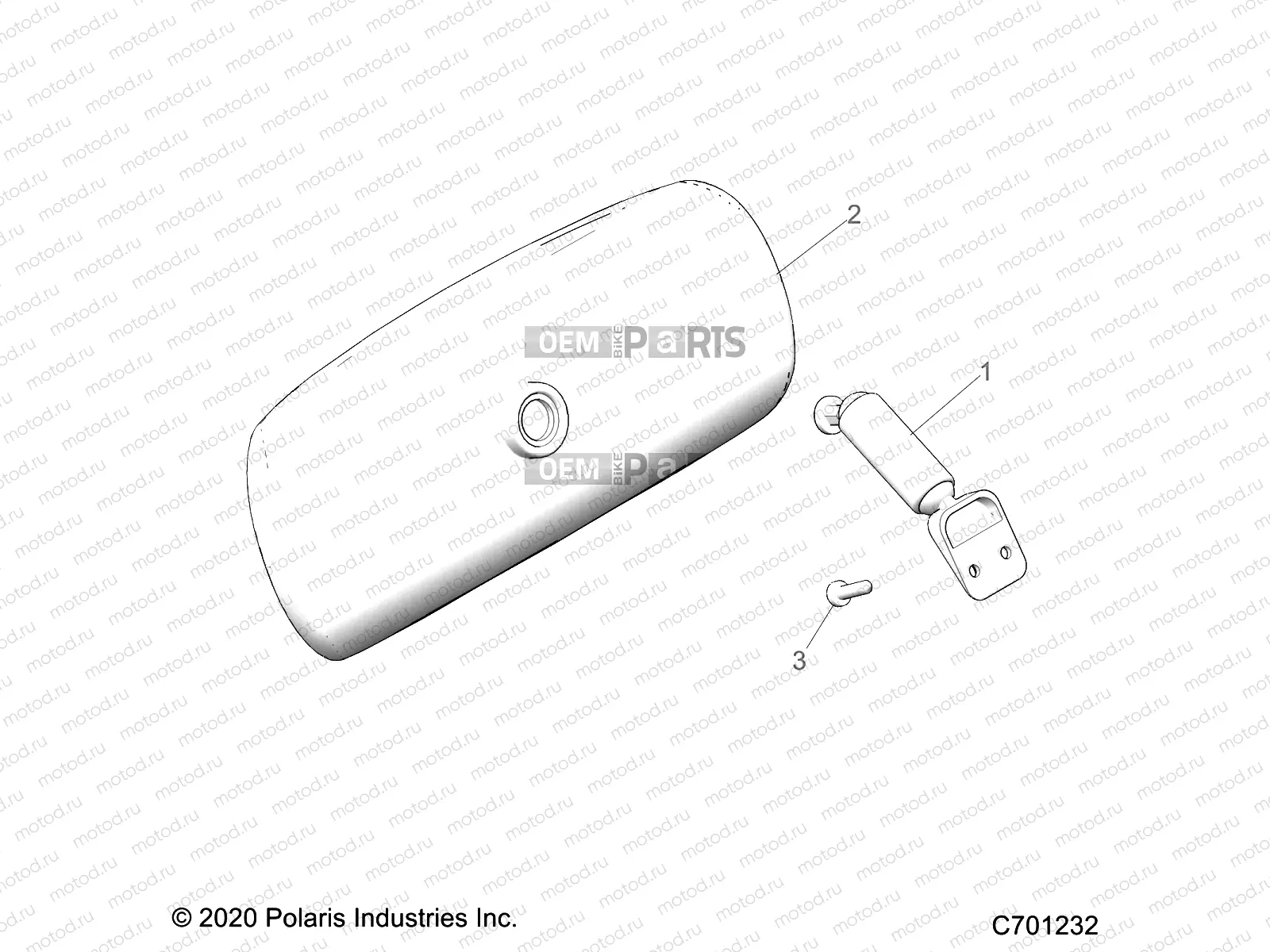 BODY | BODY, MIRROR - R21RRU99A9/AC/AP/AW/B9/BC/BP/BW (C701232)