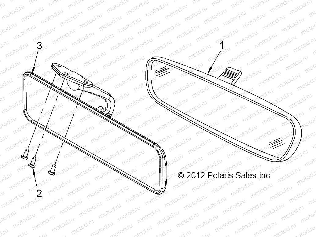 BODY | BODY, MIRROR, REARVIEW - L12G2A/L12G4A/L12G6A/L12G2S/L12G4S/L12G6S/L12G2L/L12G2D (49GEMBODY12MIRROR)