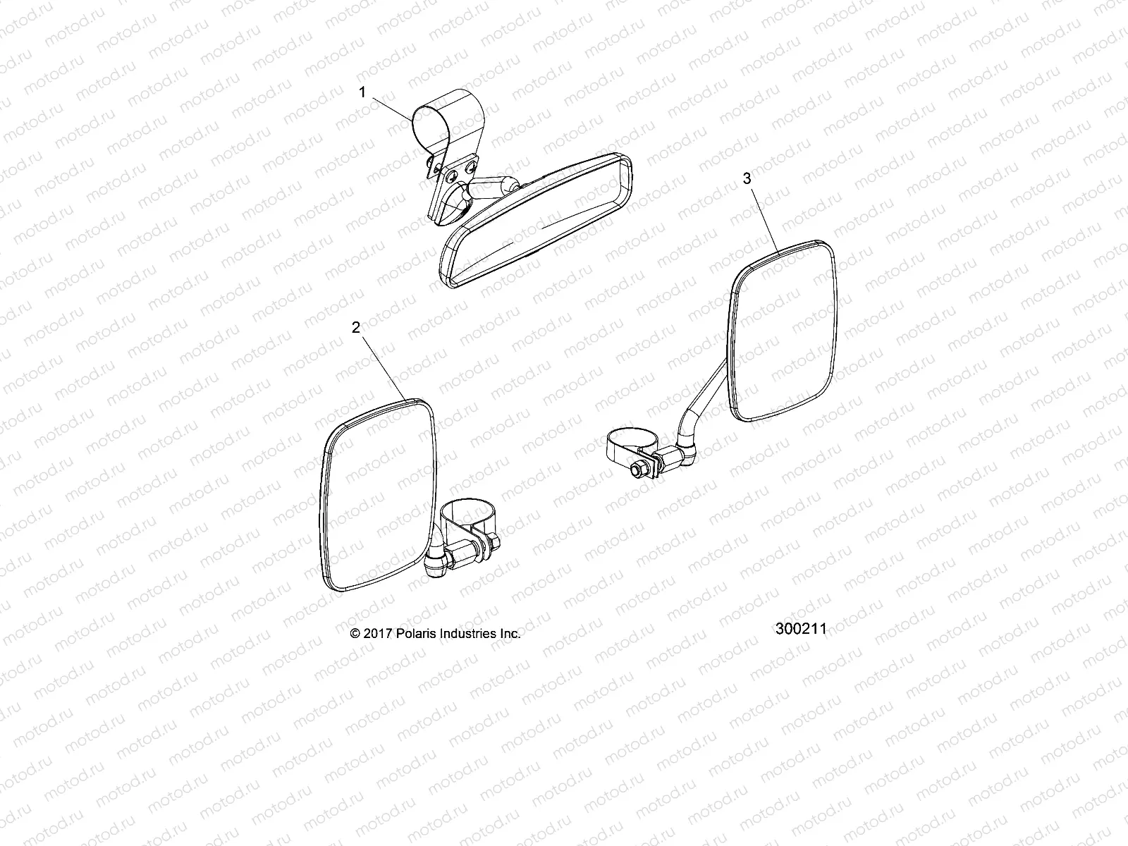 BODY | BODY,  MIRRORS - L18U2NAEFA/FLA (300211)