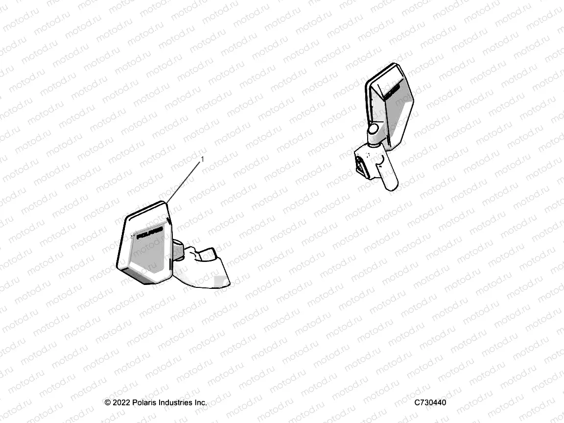 BODY | BODY, MIRRORS - R23RRED4FA/DA/SD4CA/CK (C730440)