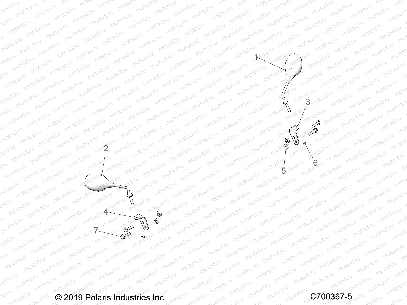 BODY | BODY, MIRRORS - Z21NAE99FG/S99FG (C700367-5)