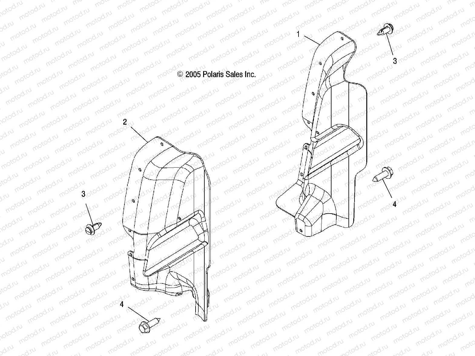 BODY | BODY, MUD GUARDS - A08LB27AA (4999202079920207A09)