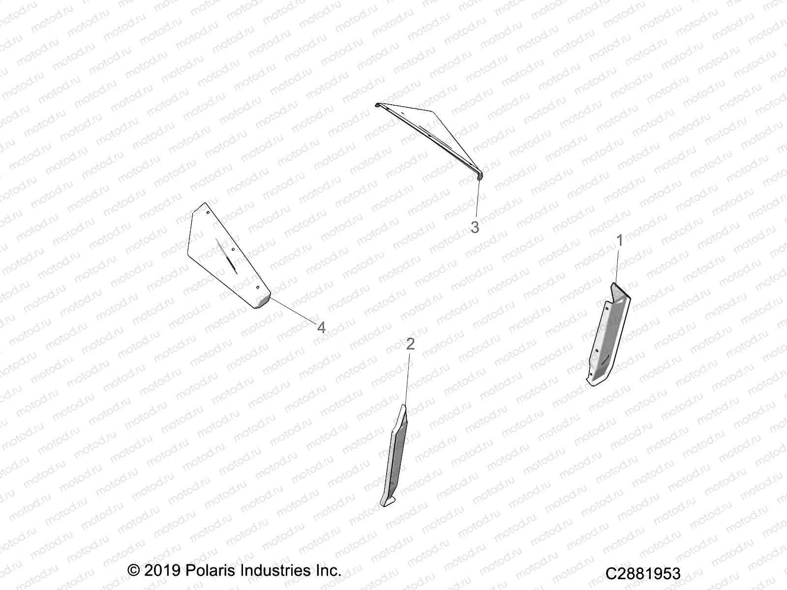 BODY | BODY, MUD GUARDS - A19SVS95CR (C2881953)