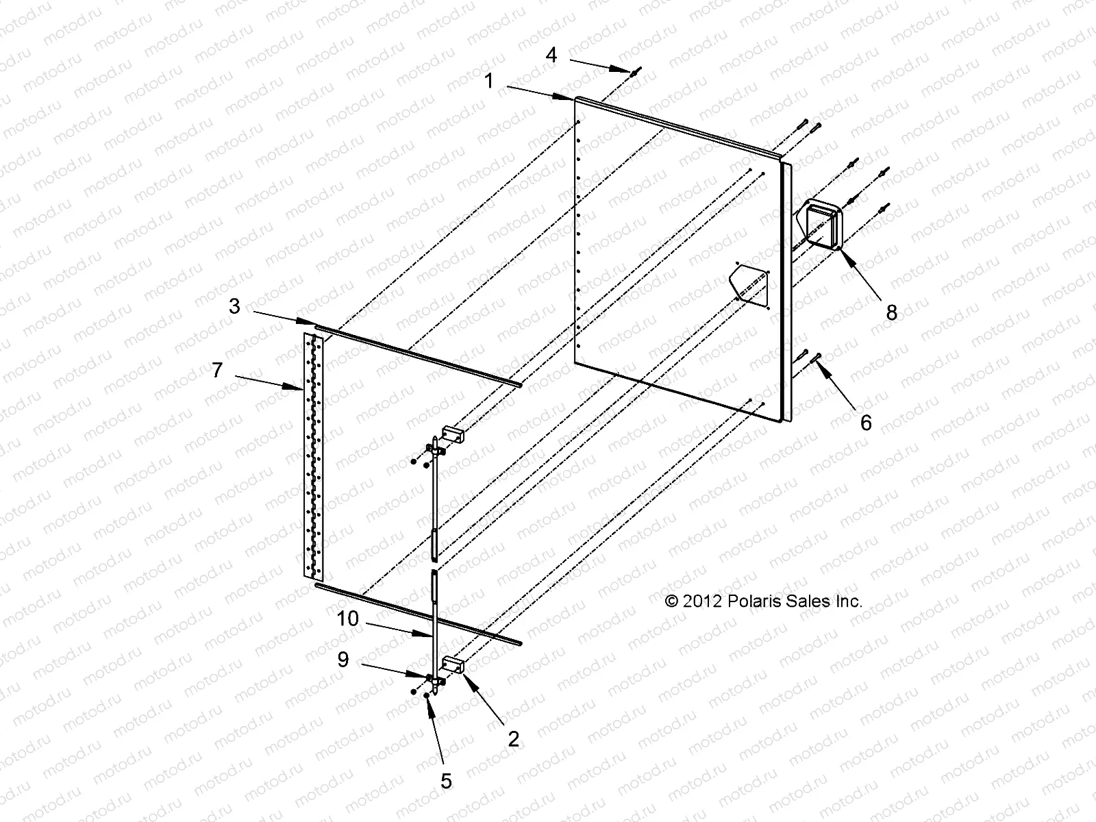 BODY | BODY, OPTIONS, DOOR, RIGHT - L12G2S/L12G4S/L12G6S (49GEMOPTIONS11DOORE4)