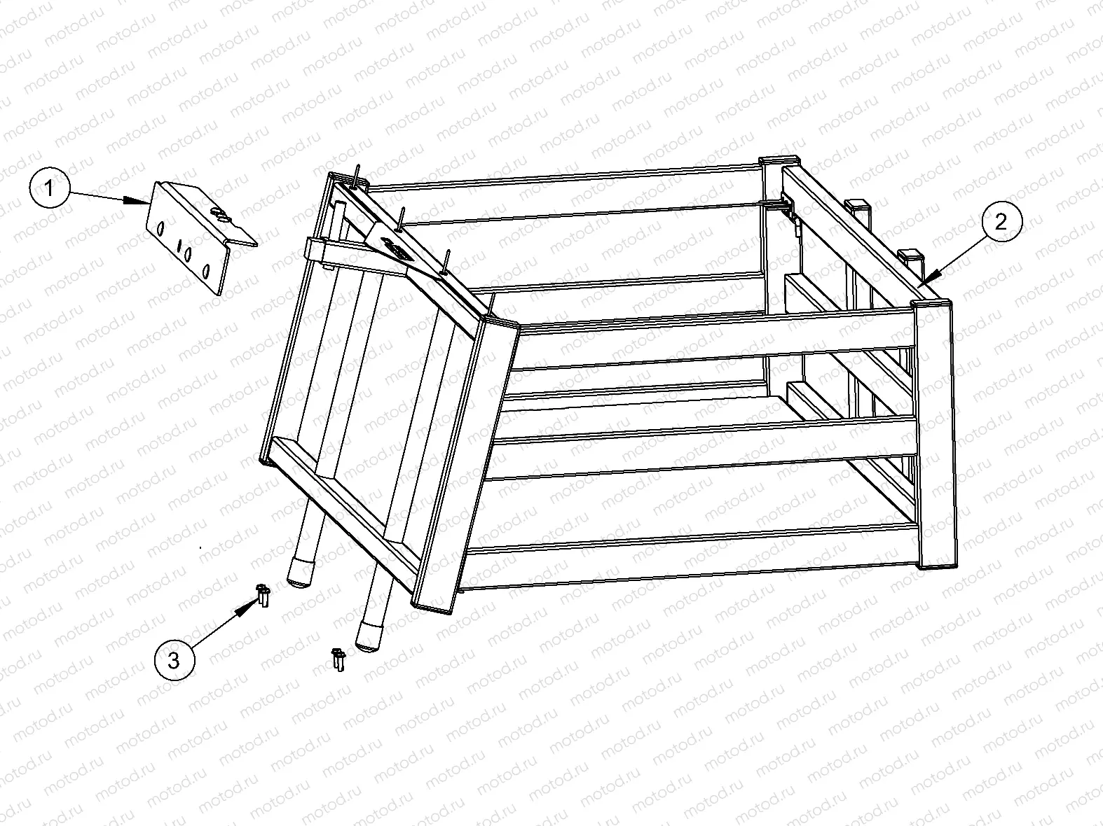 BODY | BODY, OPTIONS, KIT, CLIP IN STAKE BED - e2/e4/e6 (49GEMOPTIONS11CLIP)