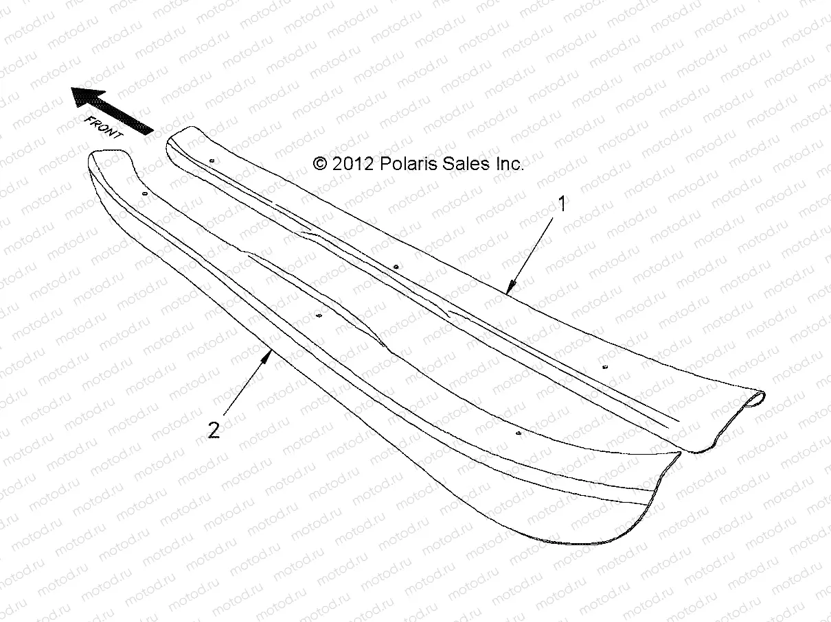 BODY | BODY, OPTIONS, SCUFF GUARDS, 4 PASSENGER - e4 (49GEMOPTIONS11GUARDS4)