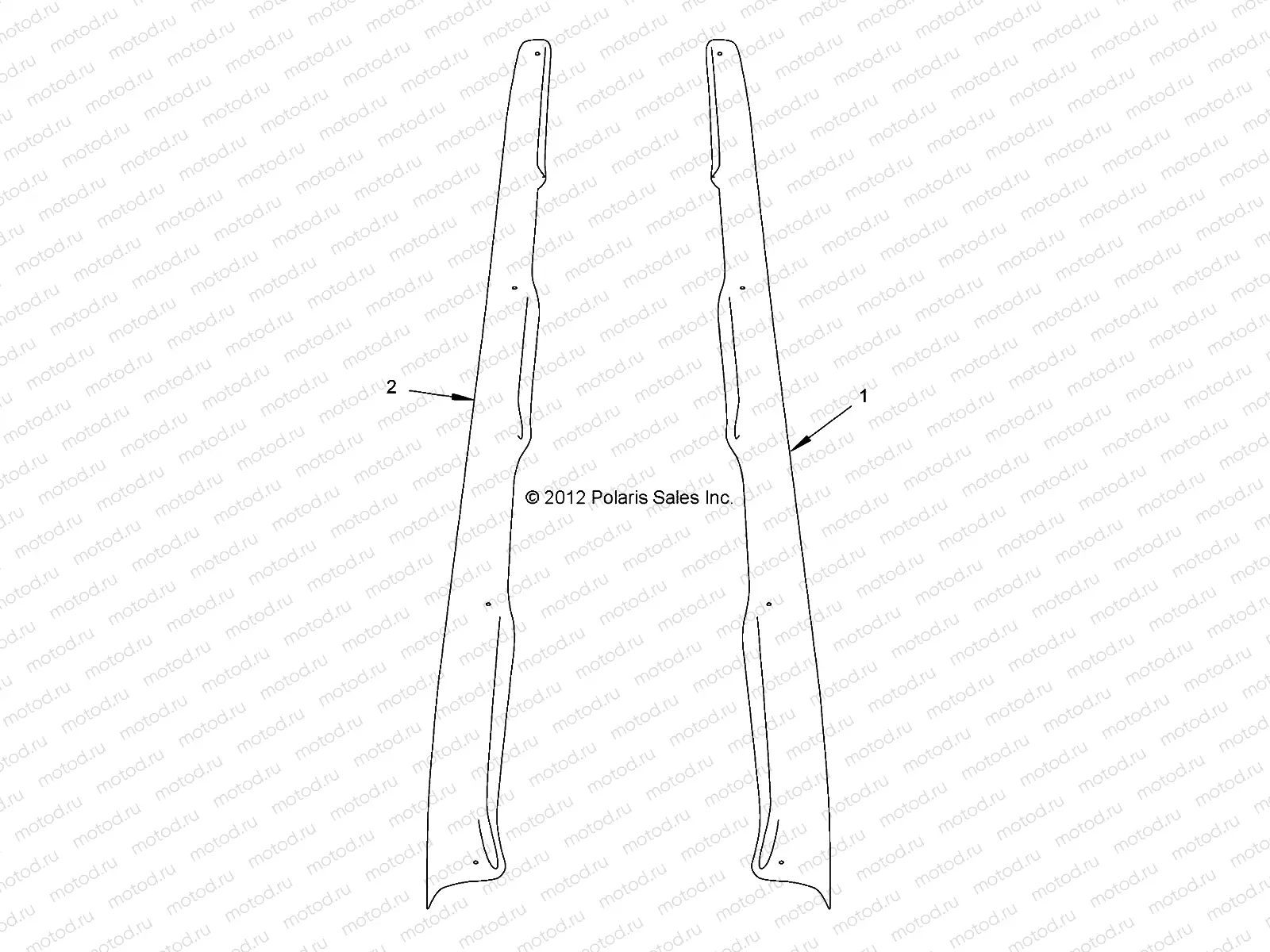 BODY | BODY, OPTIONS, SCUFF GUARDS, 6 PASSENGER - L12G6AL/12G6S (49GEMOPTIONS11GUARDS6)