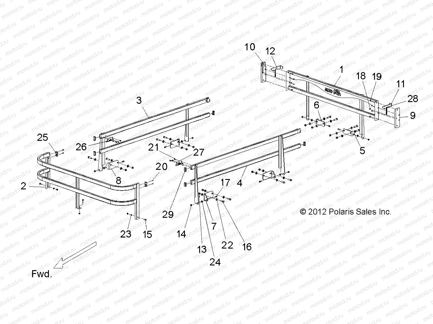 BODY | BODY, OPTIONS, STAKE SIDE, HINGED - L14G2L/L14G2D (49GEMOPTIONS11STAKE)