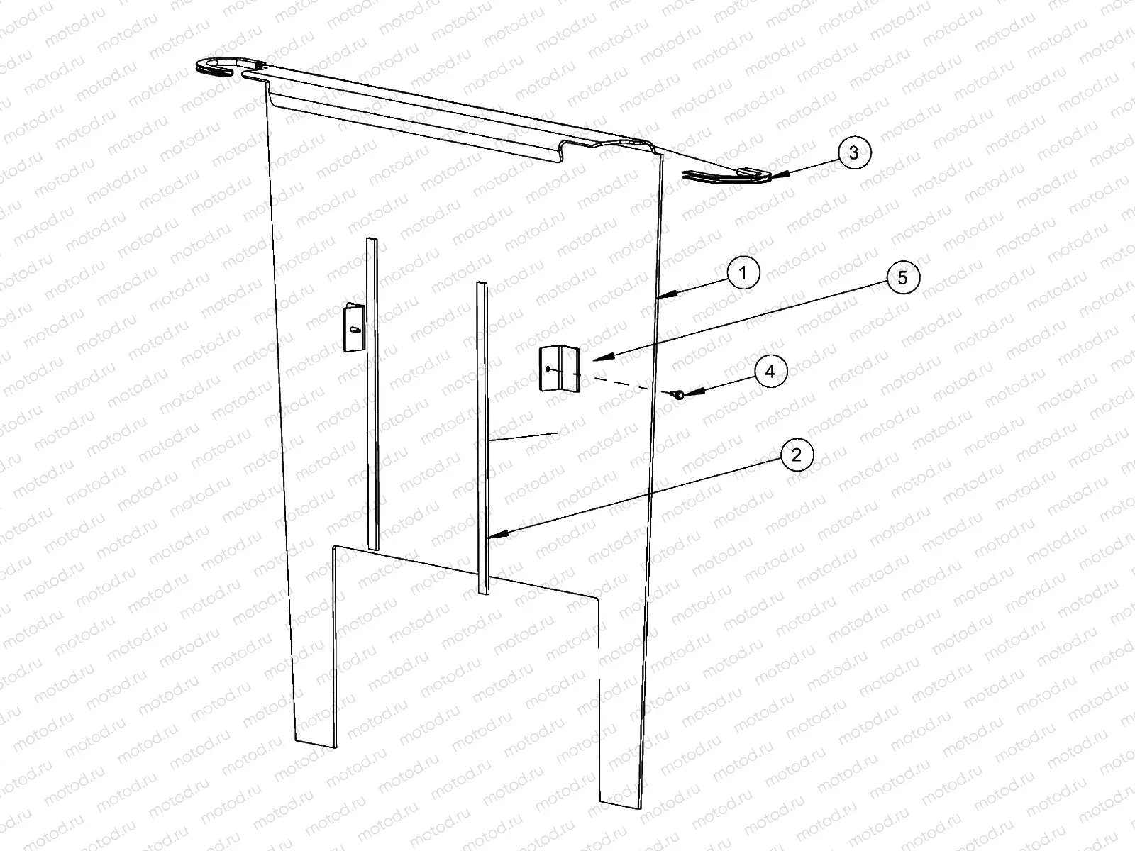 BODY | BODY, PANEL BACK - eS/eL/eLXD (49GEMBODY11PNLES)