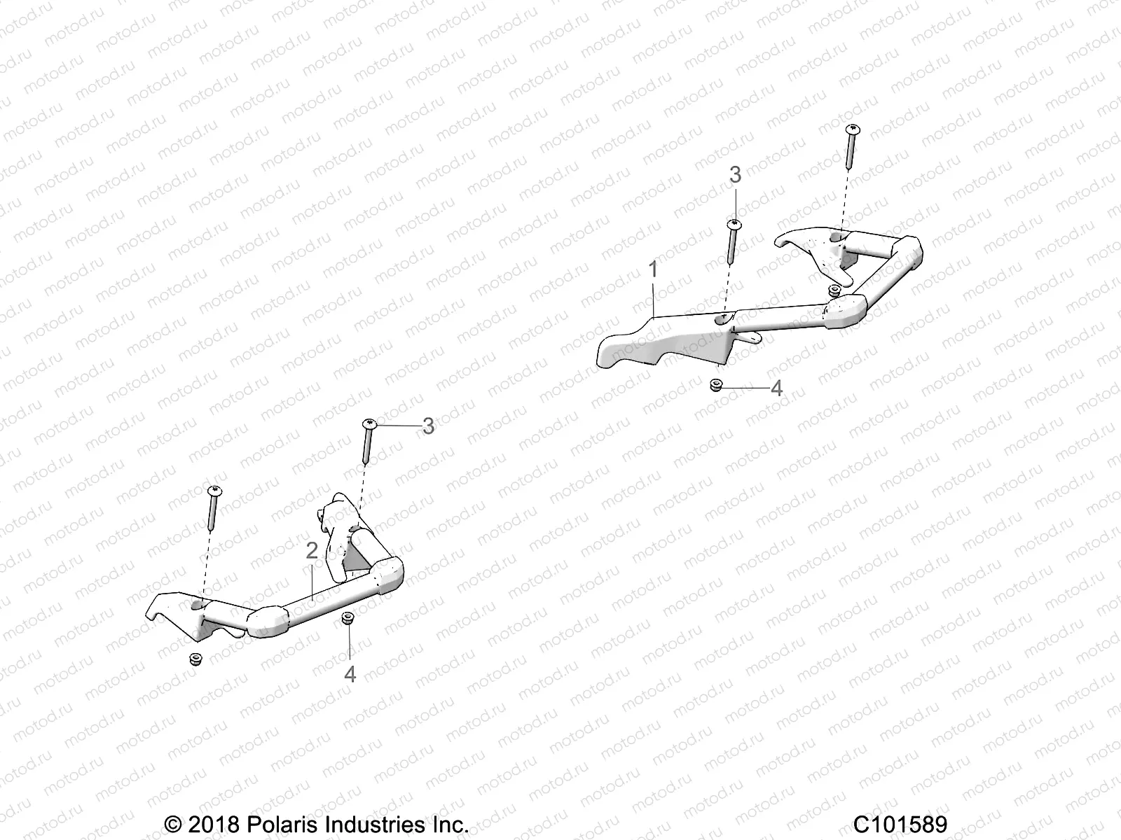 BODY | BODY, PASSENGER HAND GRIPS - A19SEP57C1/SES57C1/2/5/K/SET57C1/2 (C101589)