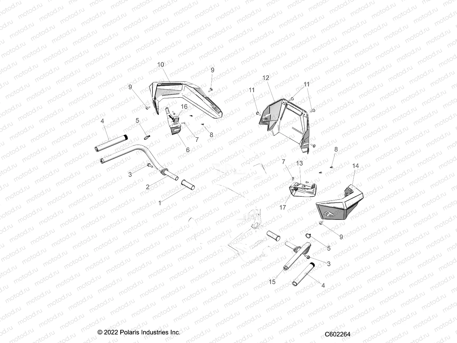 BODY | BODY, PASSENGER HANDHOLD ASM. - S23TDH9FS (C602264C)