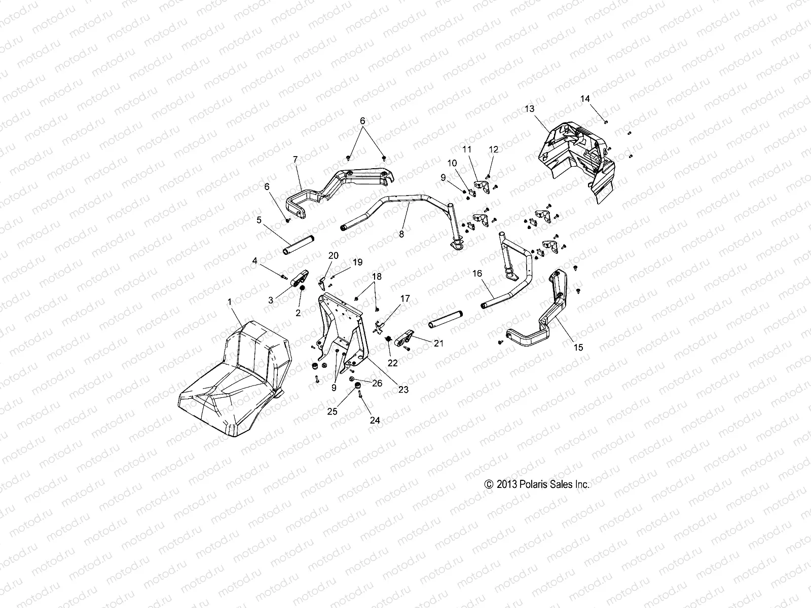 BODY | BODY, PASSENGER SEAT and ARM REST ASM. - S20CEE5BSL (49SNOWSEAT14550PASS)