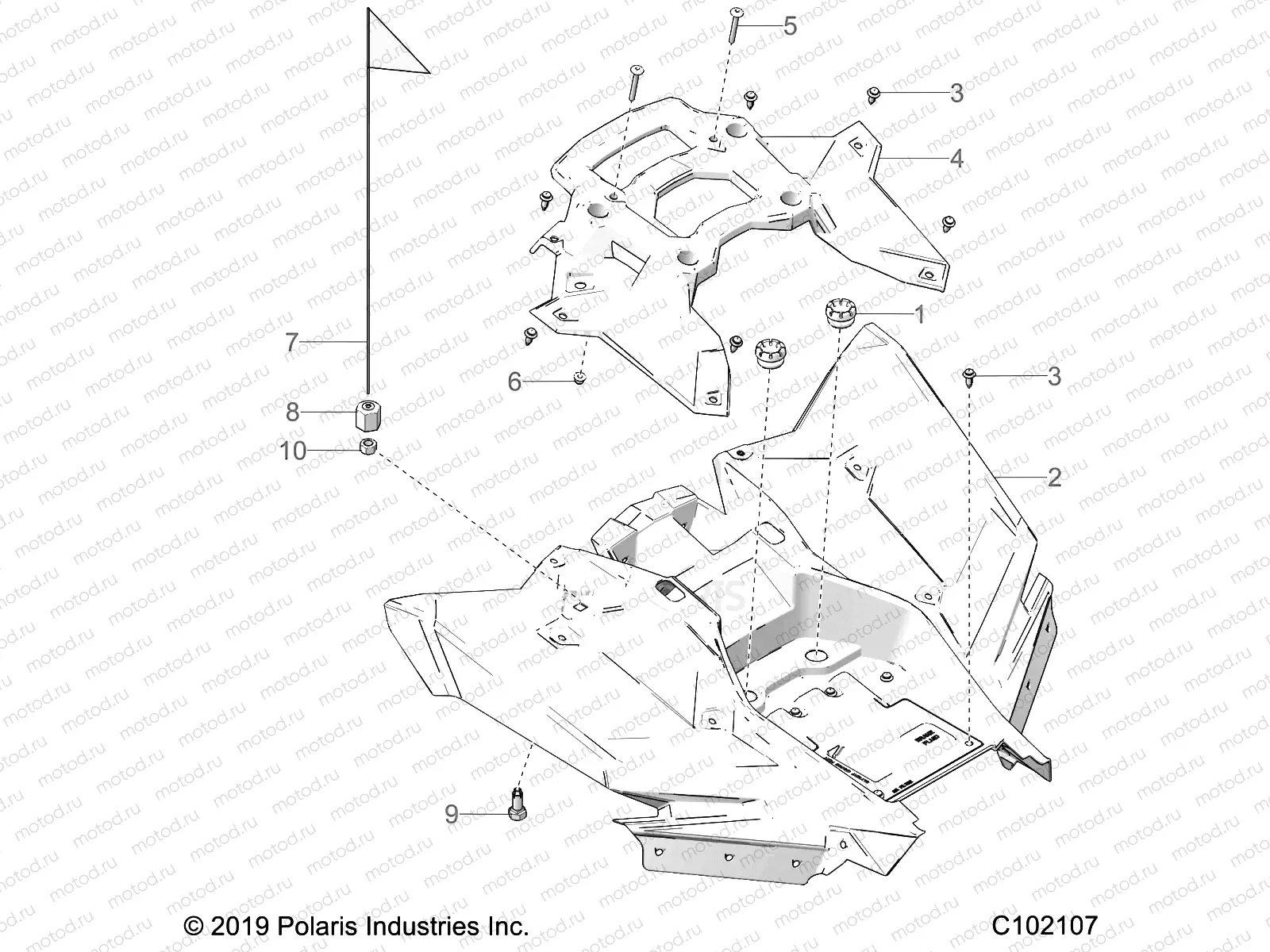 BODY | BODY, REAR - A23HBE07N2 (C102107)