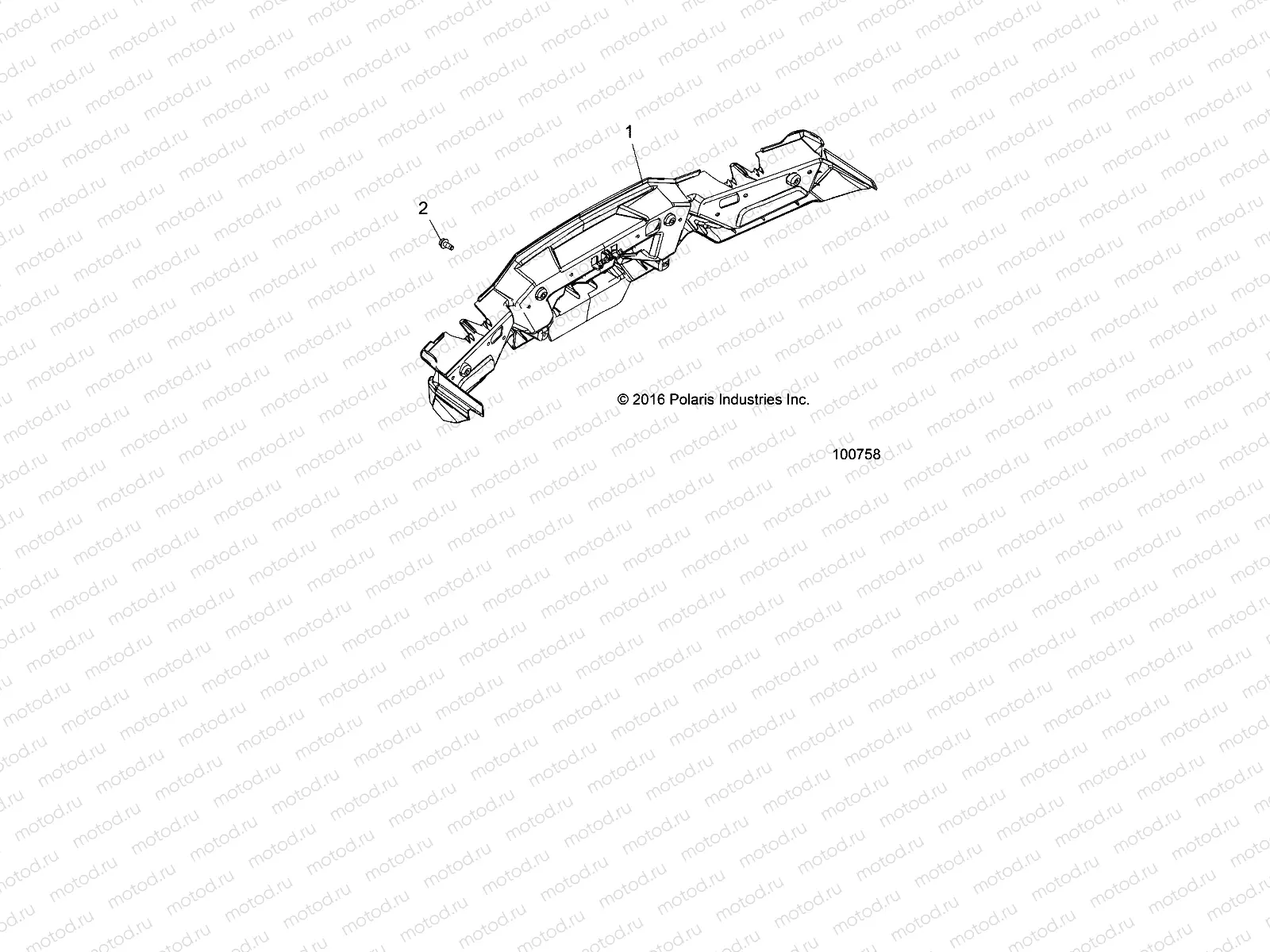 BODY | BODY, REAR BUMPER - A18SXS95FR (100758)