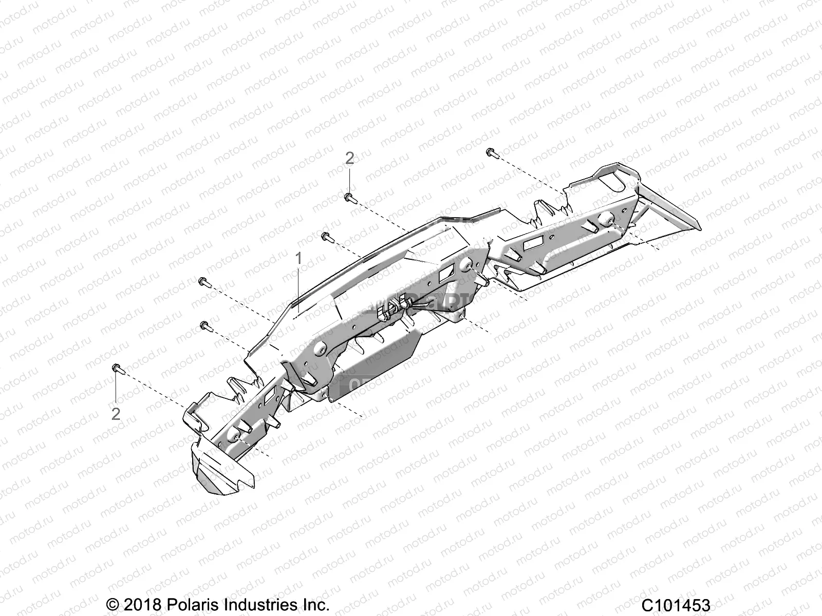 BODY | BODY, REAR BUMPER - A23SXZ85A9/AG/AM (C101453)