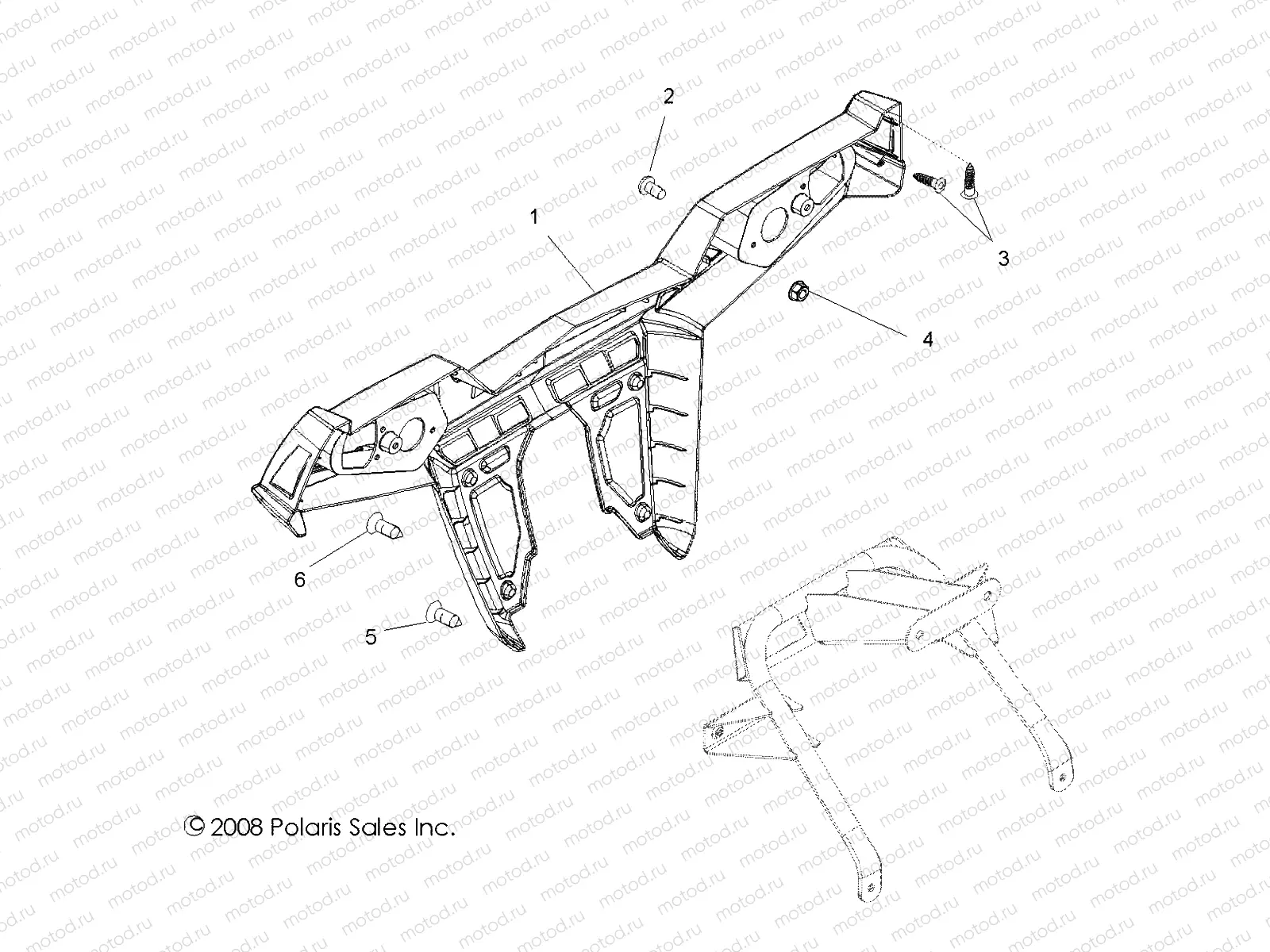 BODY | BODY, REAR BUMPER - R10VH76FX (49RGRBUMPERRR09RZRI)