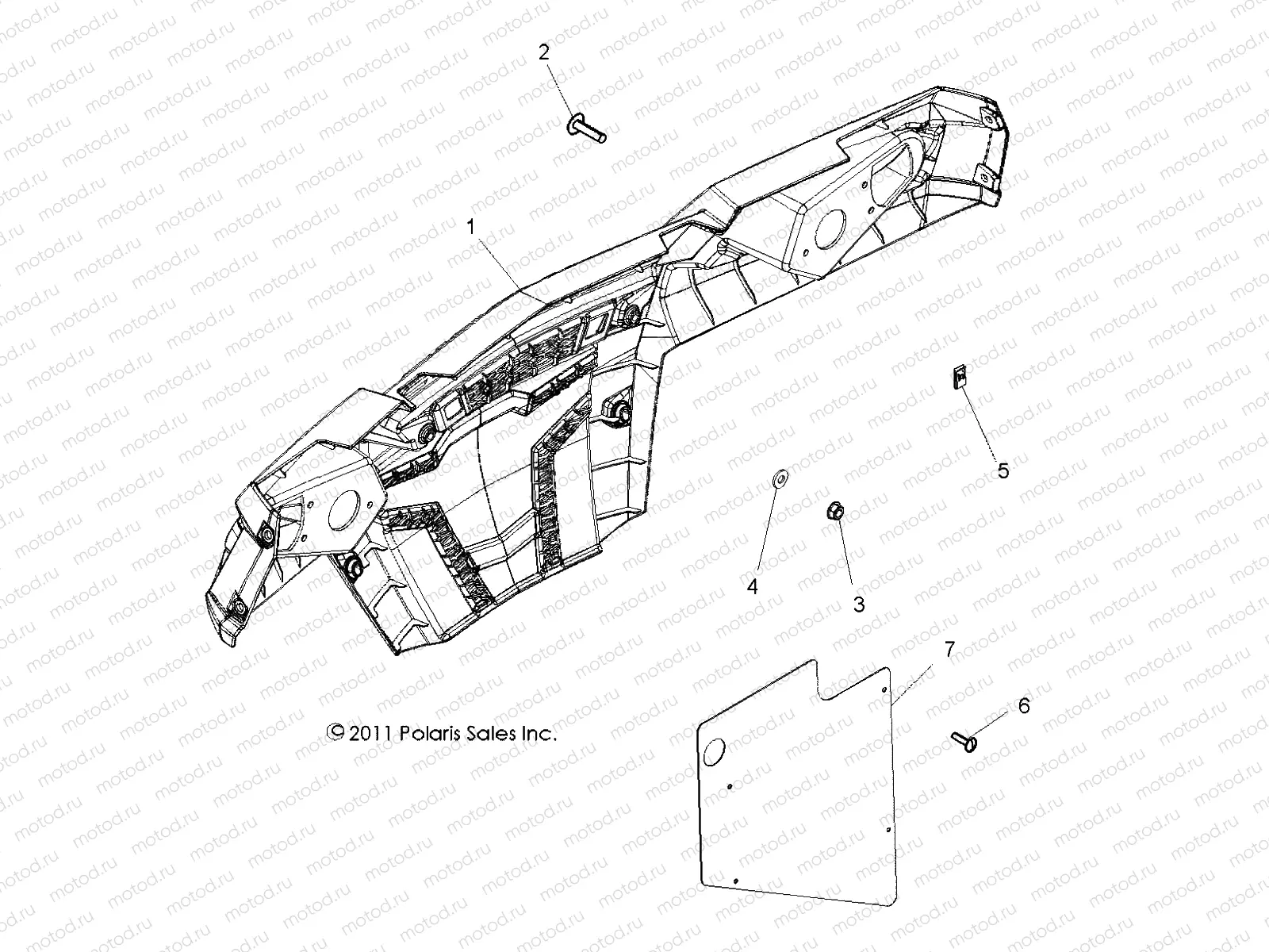 BODY | BODY, REAR BUMPER - R12VH57FX (49RGRBUMPERRR12RZR570)