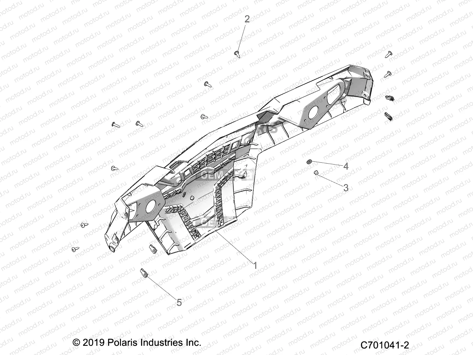 BODY | BODY, REAR BUMPER - Z20CHA57A2/E57AM (C701041-2)