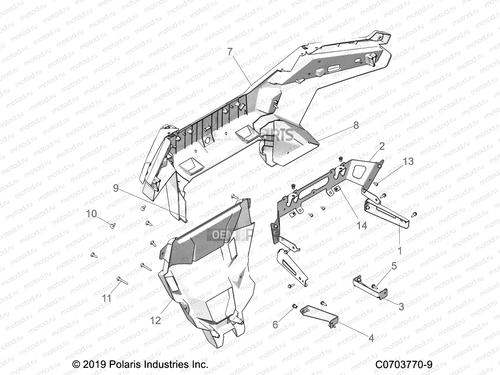 BODY | BODY, REAR BUMPER - Z21RAU92AN/BN (C0703770-9)