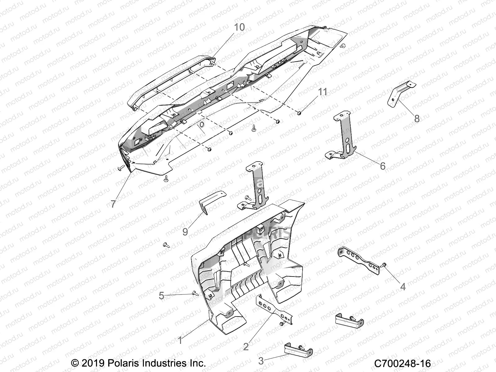 BODY | BODY, REAR BUMPER - Z22NAM99AR (C700248-16)