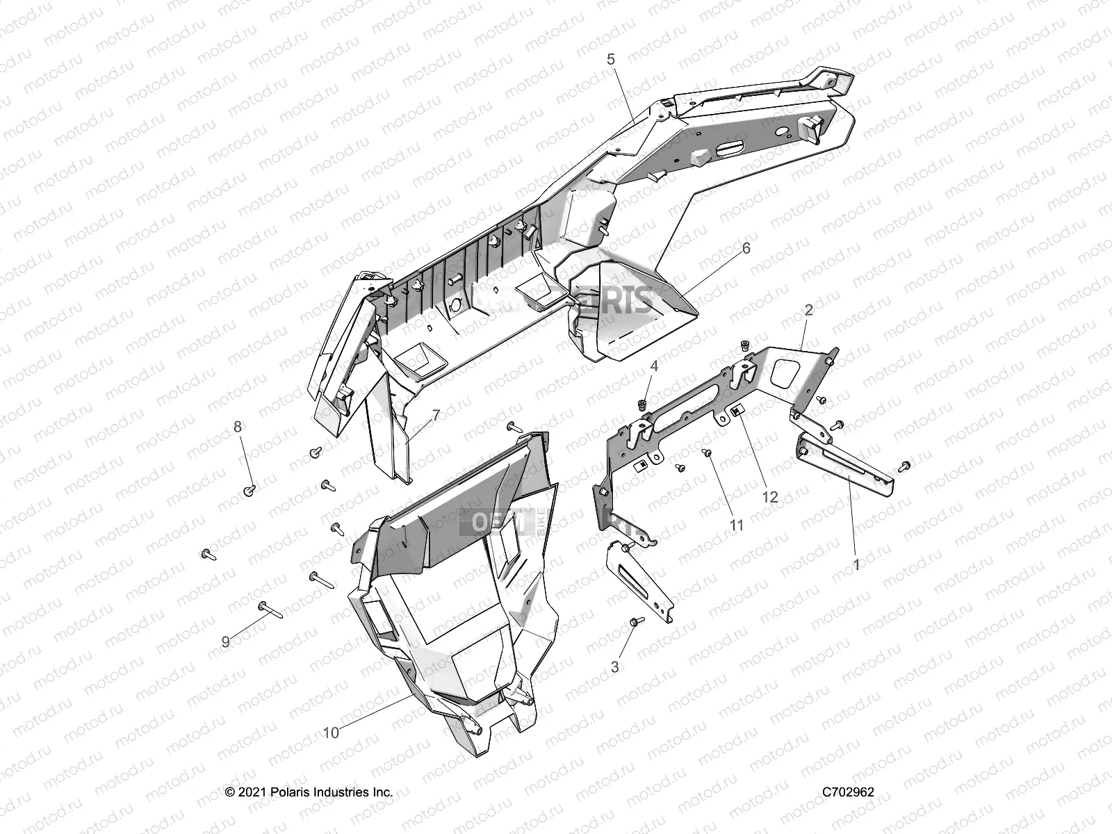 BODY | BODY, REAR BUMPER - Z23GAC92A/92B (C702962)