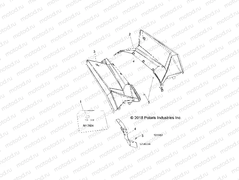 BODY | BODY, REAR CAB - A14GH8EFI (101582)