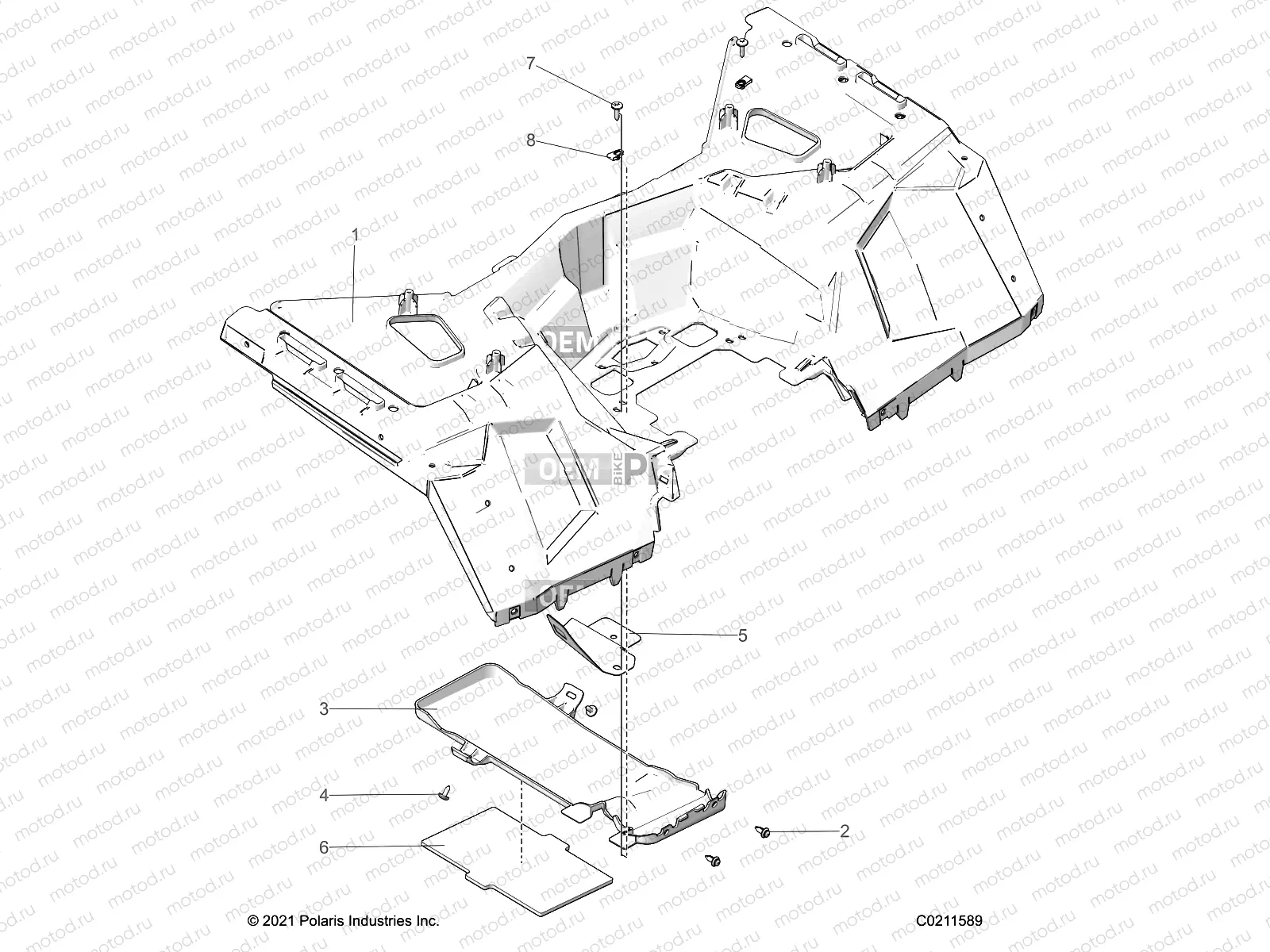 BODY | BODY, REAR CAB - A23SLZ95AK (C0211589)