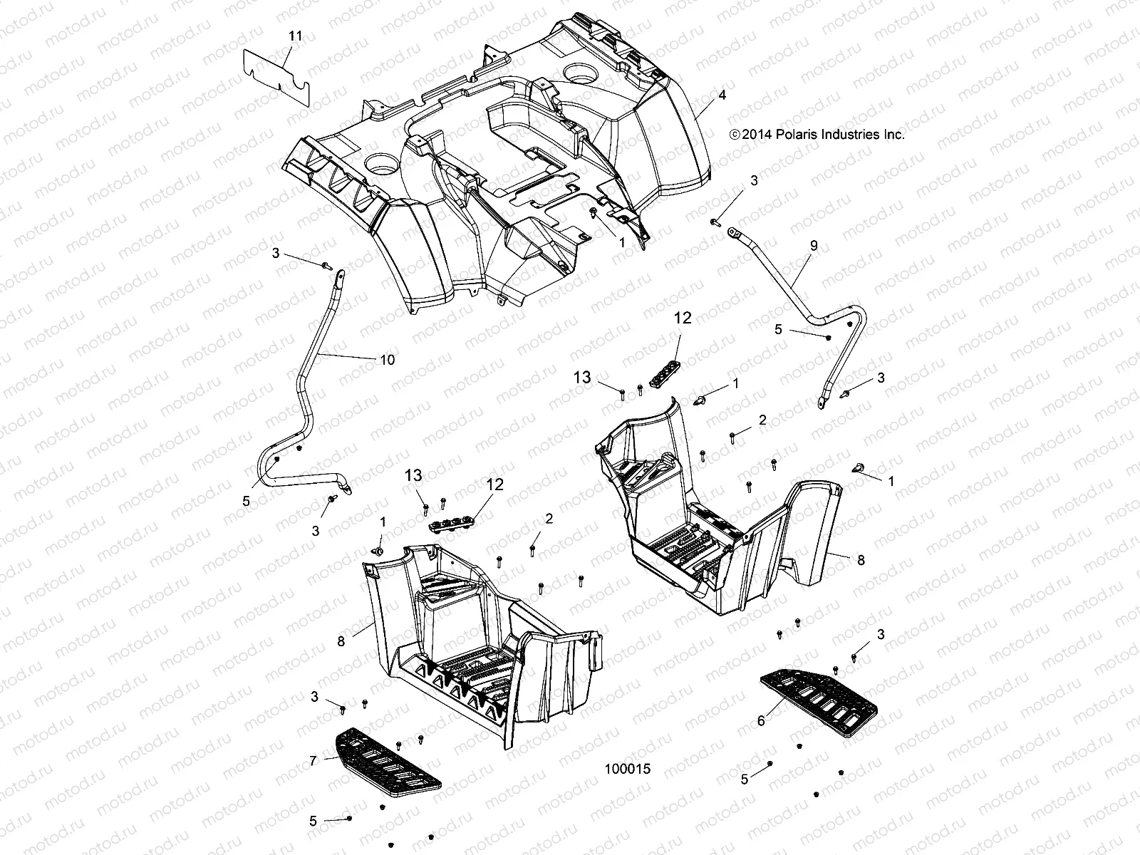 BODY | BODY, REAR CAB and FOOTWELL - A15SYE95AX/L95AP (100015)