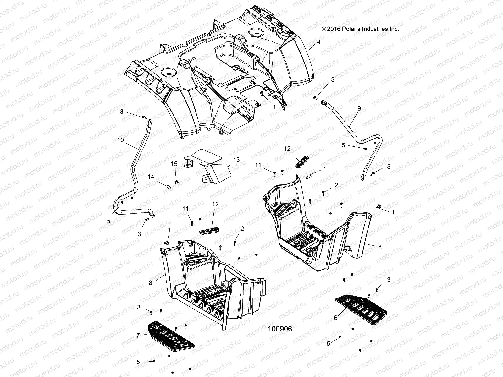 BODY | BODY, REAR CAB and FOOTWELL - A19SYE85BH (100906)