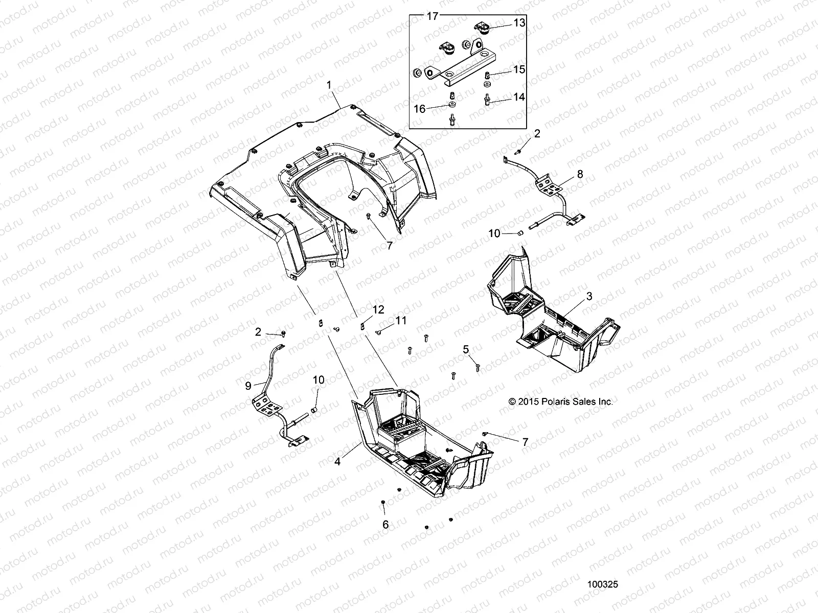 BODY | BODY, REAR CAB and FOOTWELLS - A16SDS57C2 (100325)