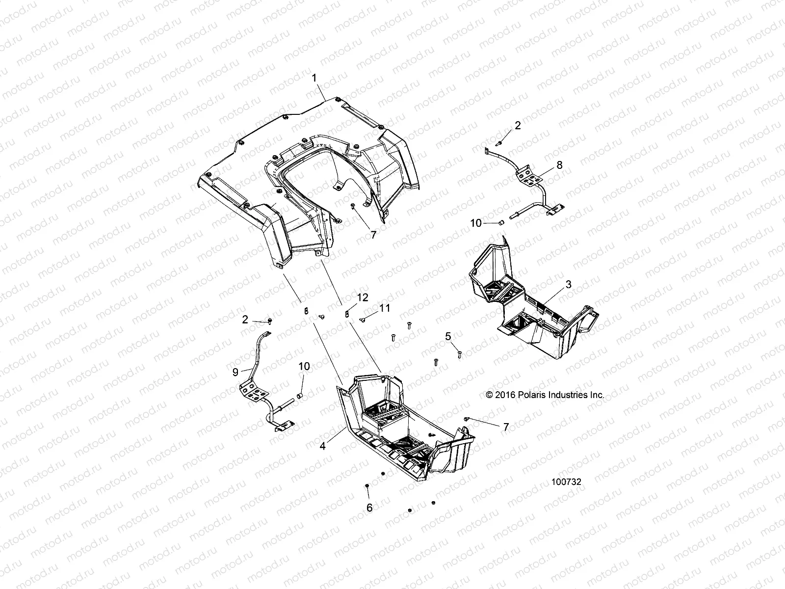 BODY | BODY, REAR CAB and FOOTWELLS - A18SJS57CU (100732)