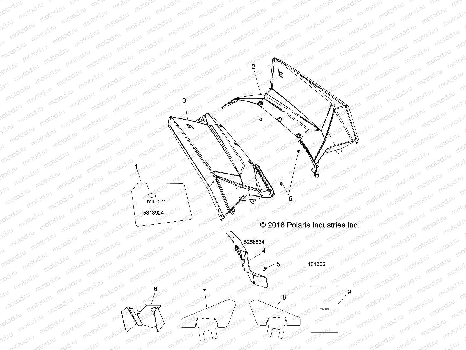BODY | BODY, REAR CAB AND HEAT SHIELDS - A15SVE95HW (101606)
