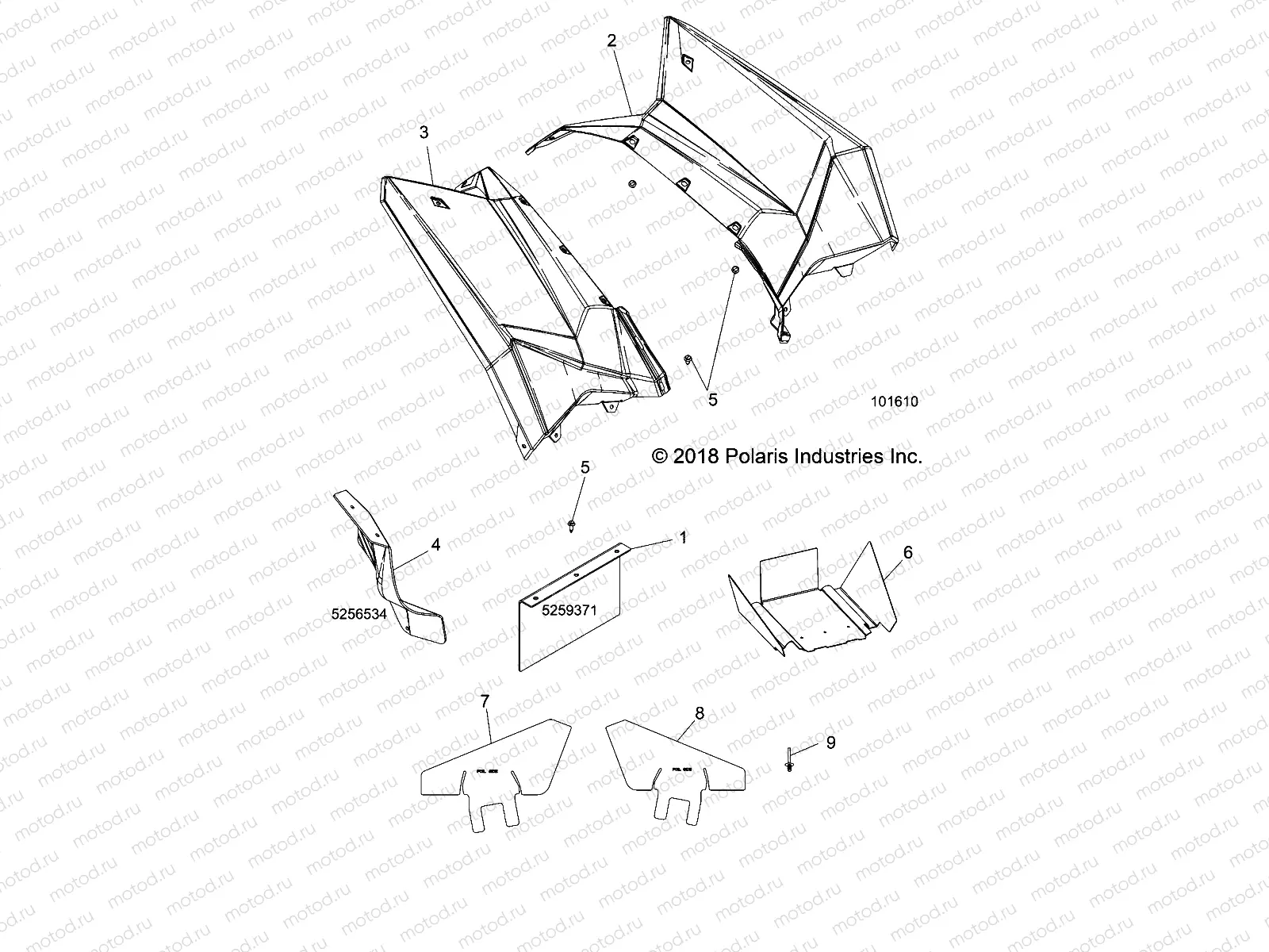 BODY | BODY, REAR CAB AND HEAT SHIELDS - A17SVE95FM
