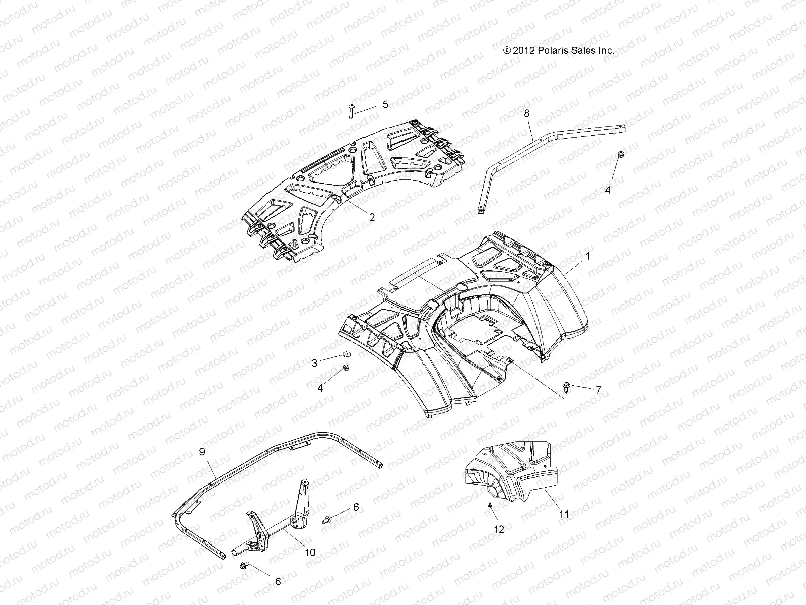 BODY | BODY, REAR CAB and REAR RACK - A14ZN8EFP (49ATVCABRR13SP850F)
