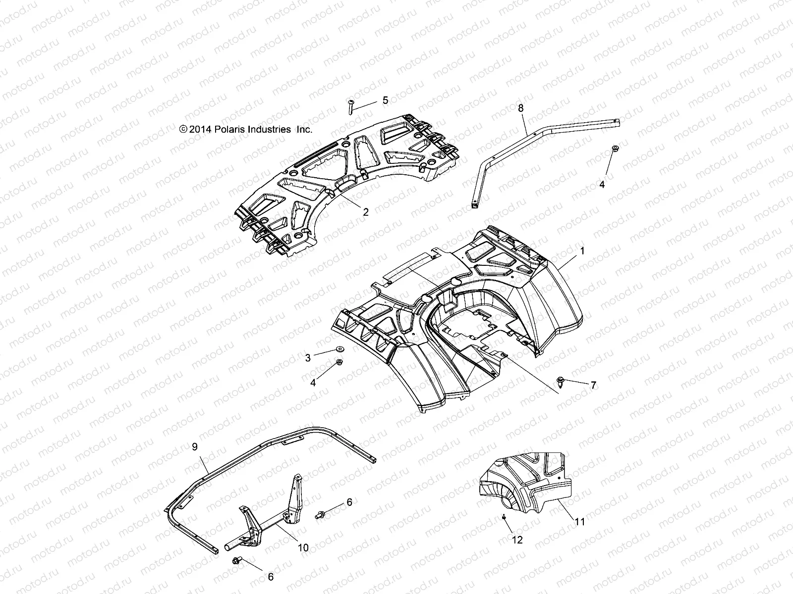 BODY | BODY, REAR CAB and REAR RACK - A15SXE85HI (49ATVCABRR15SP850MD)