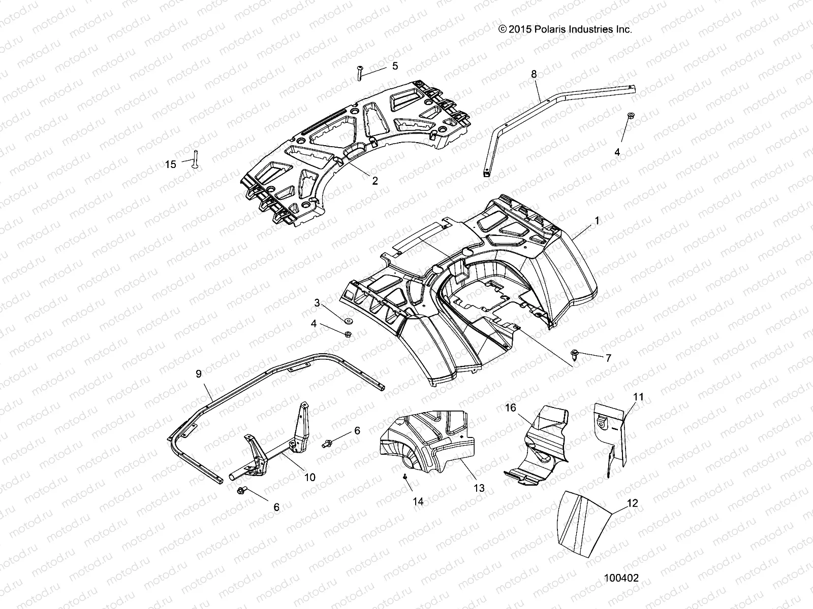 BODY | BODY, REAR CAB and REAR RACK - A16SXS95CK/CG/T95C2