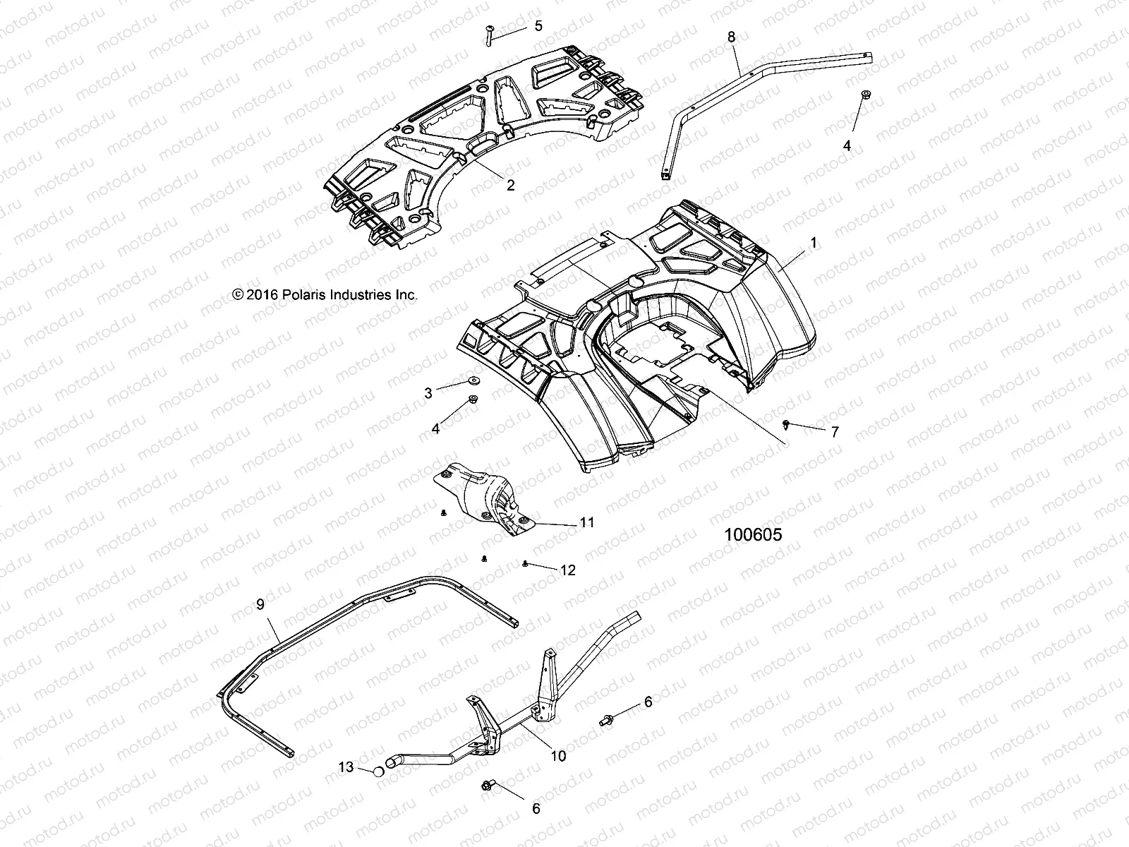 BODY | BODY, REAR CAB and REAR RACK - A20SXM95AL (100605)