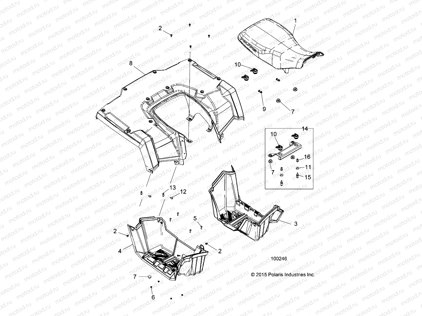 BODY | BODY, REAR CAB, SEAT and FOOTWELLS - A16SET57C1/C7/SES57C1/C2/SBT57C1