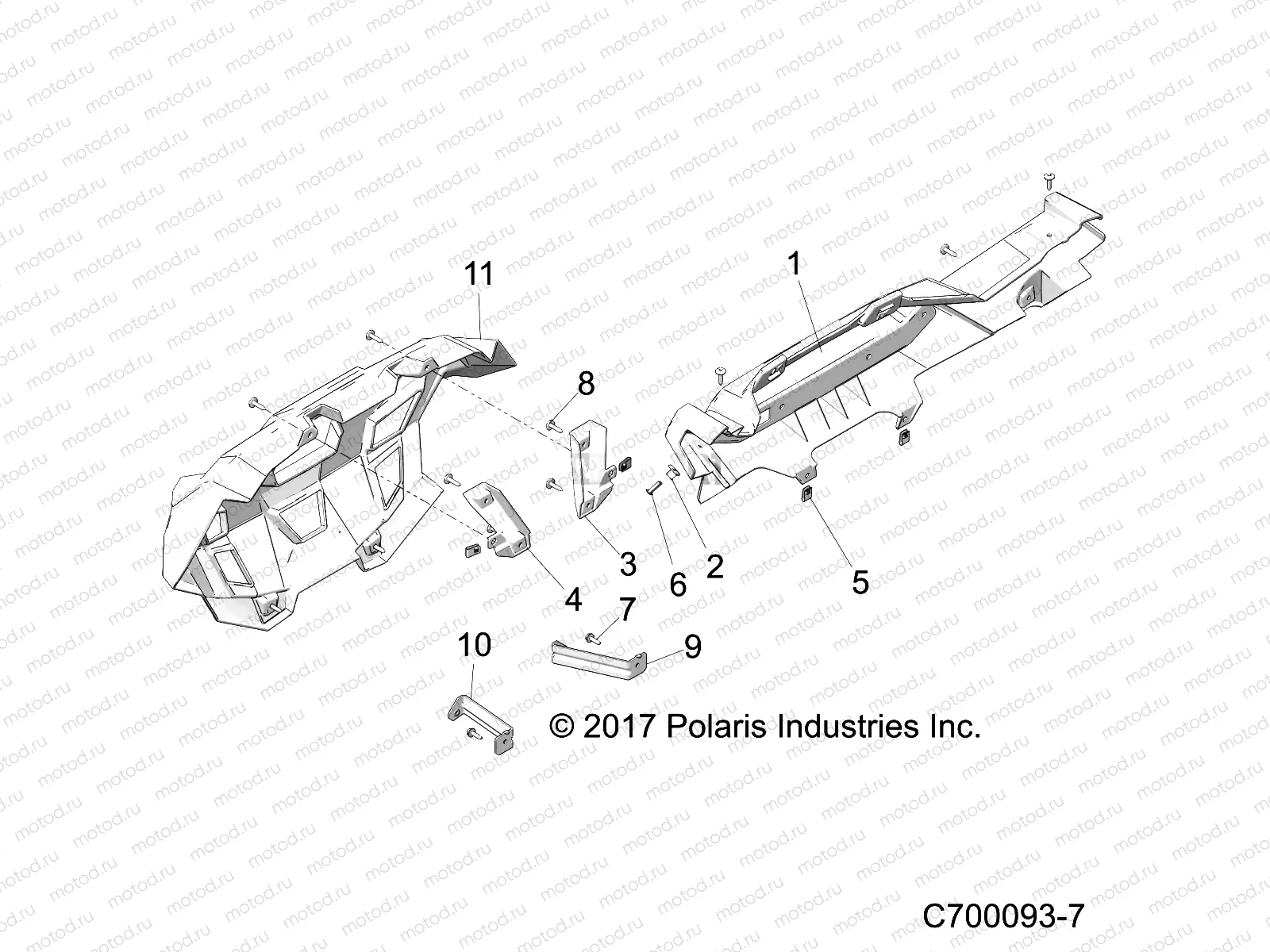 BODY | BODY, REAR FASCIA - Z19VGE99AK/AW/BK/BW (C700093-7)