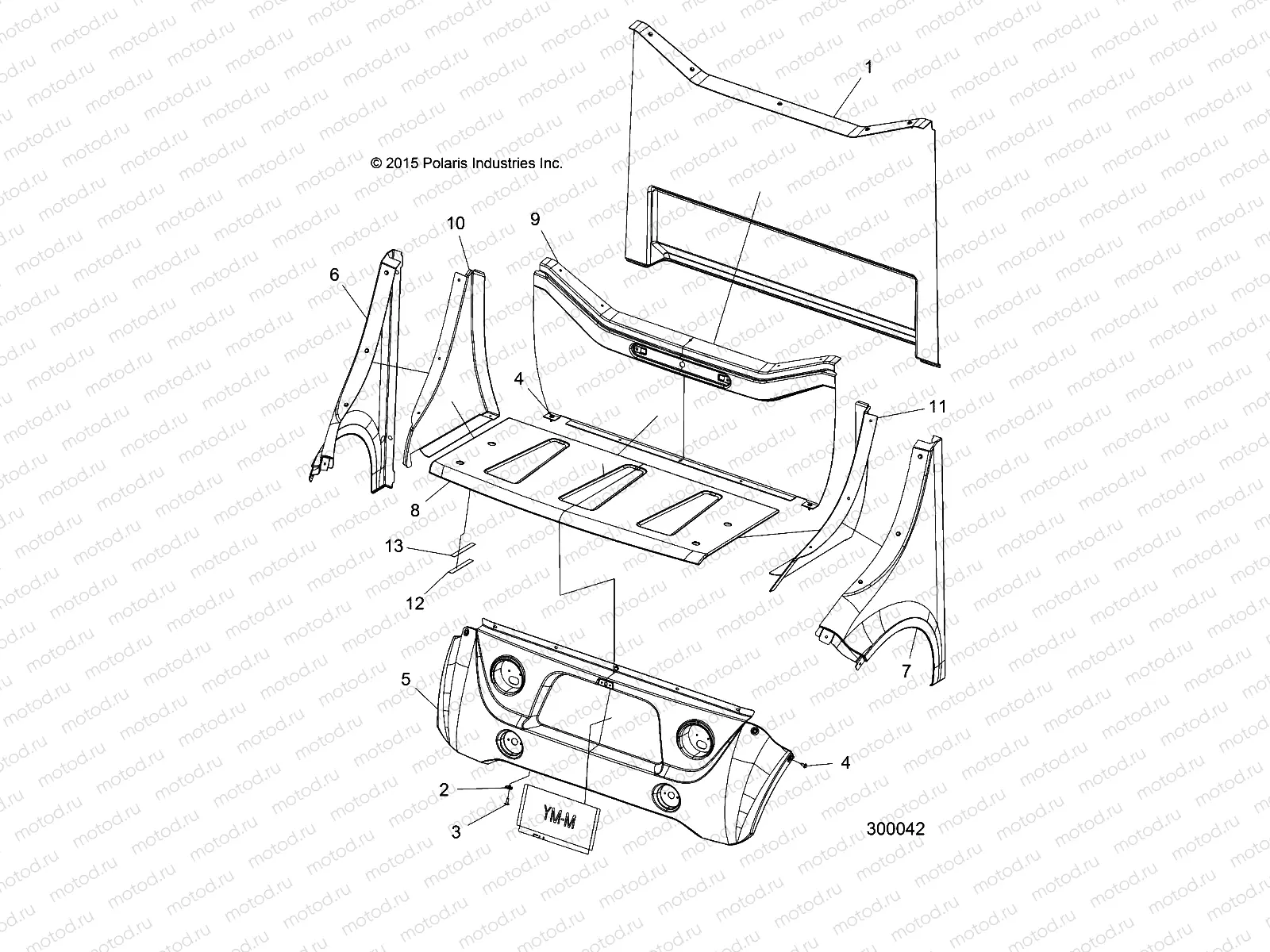 BODY | BODY, REAR - L22G2AEALA/4AEALA/6AEALA (300042)